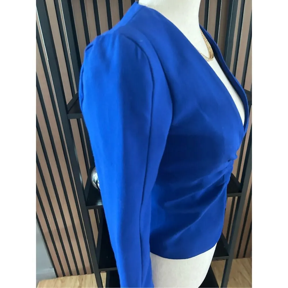 H&M stylish blue blazer size 2 work attire - Image 2