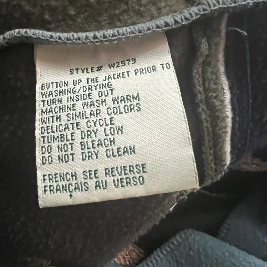 Vintage Northern Refections Embroidered Fall Scene Button Up Jacket. SZ. M Blue Size M - Image 8