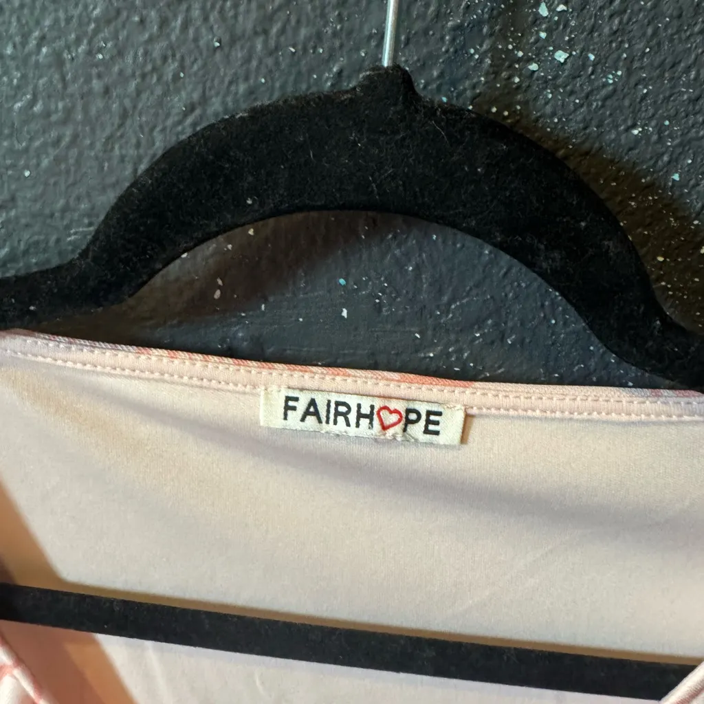 Women’s Fairhope Coral Cream Patterned Blouse Pink Size 2X - Image 3