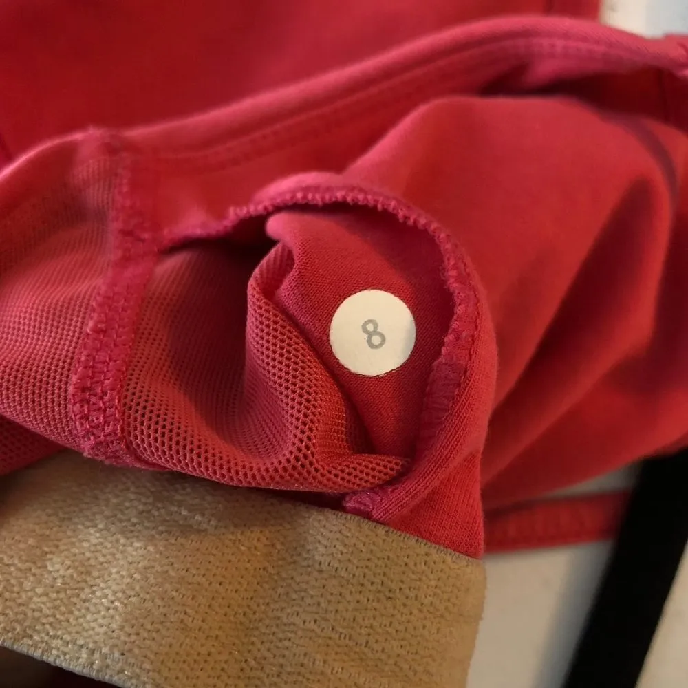 Lululemon Womens Athletica Tank Top with Hook and Latch Bra Closure Yoga Pink 8 - Image 3