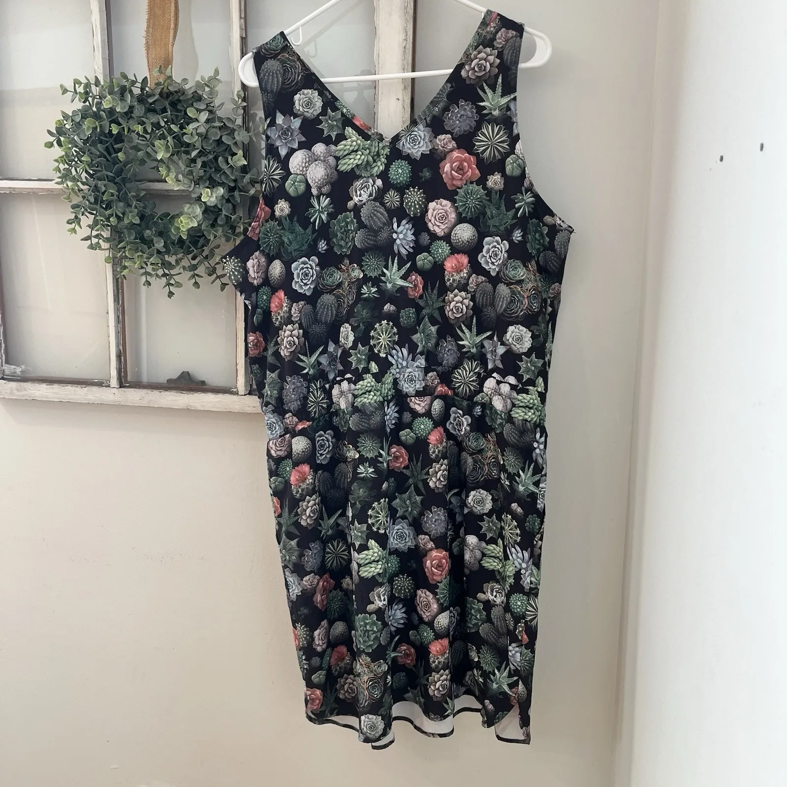 KAVU Ensenada Greenhouse succulent Floral print Pockets Athleisure Size XL - Image 7