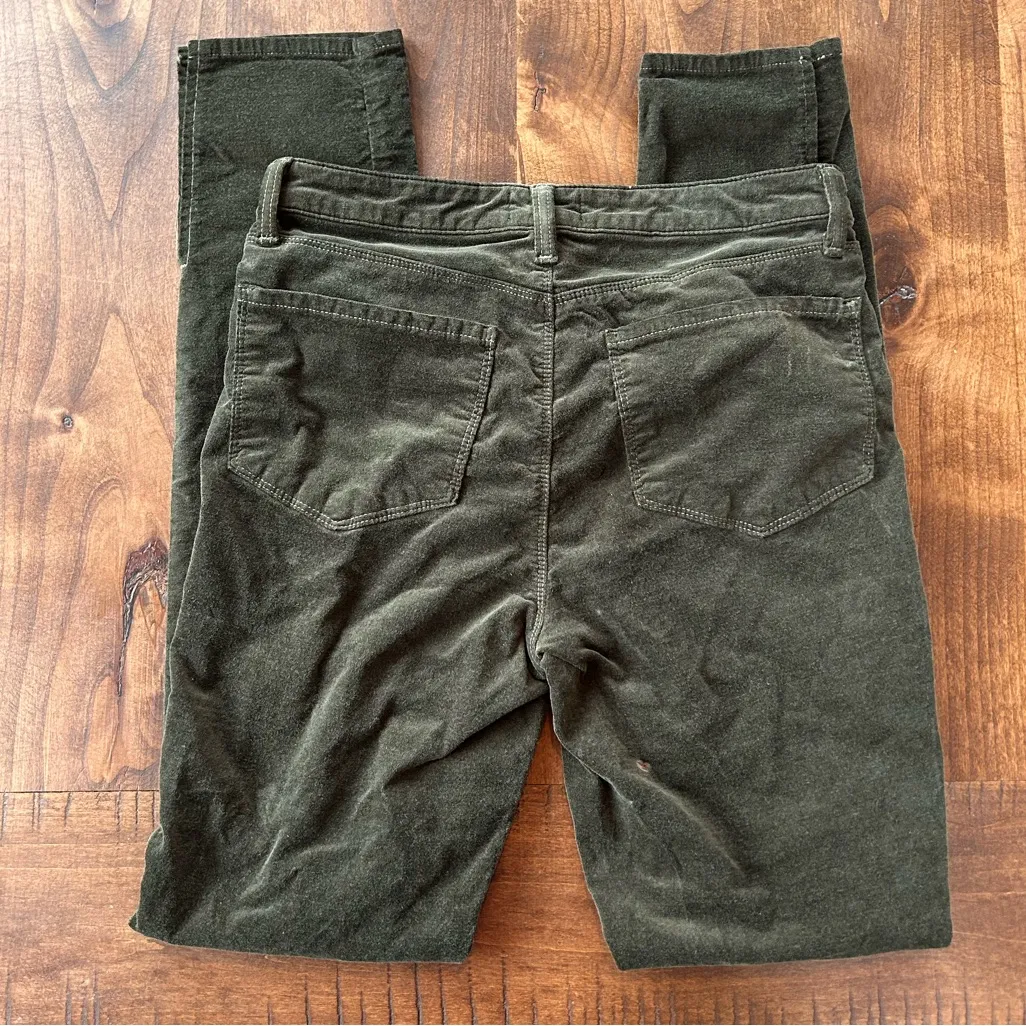 L'AGENCE Josie High Rise Skinny Split Hem Pants – Hunter Green | Size 28 - Image 8