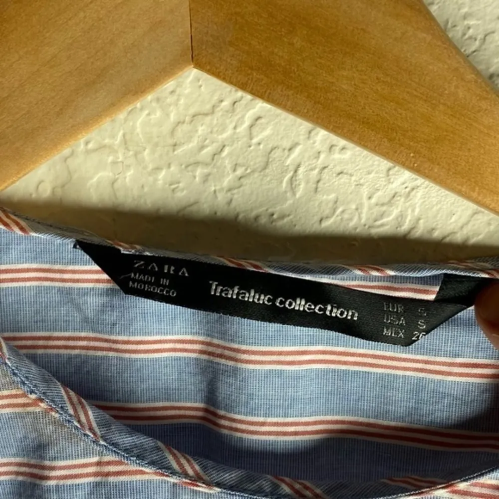 Zara‎ trafaluc collection blue , red & white striped dress ( S ) - Image 4