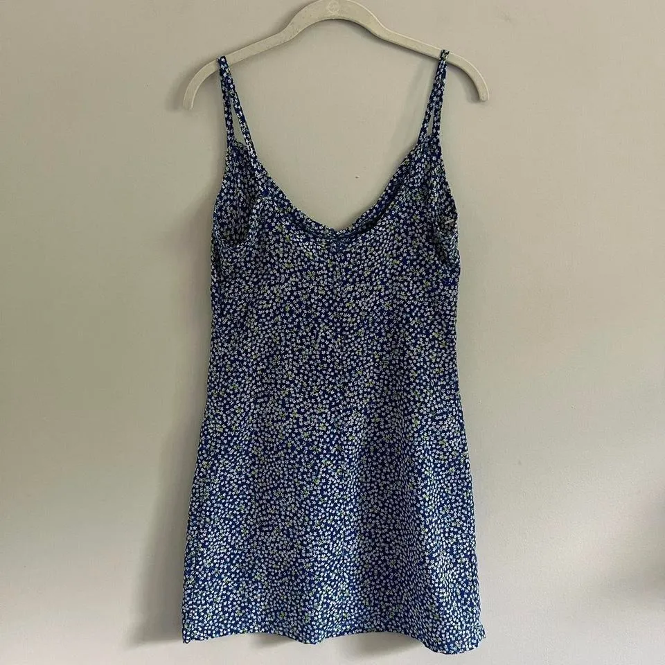 Y2K BLUE BYER TOO! CALIFORNIA FLORAL‎ MIDI DRESS Size undefined - Image 5