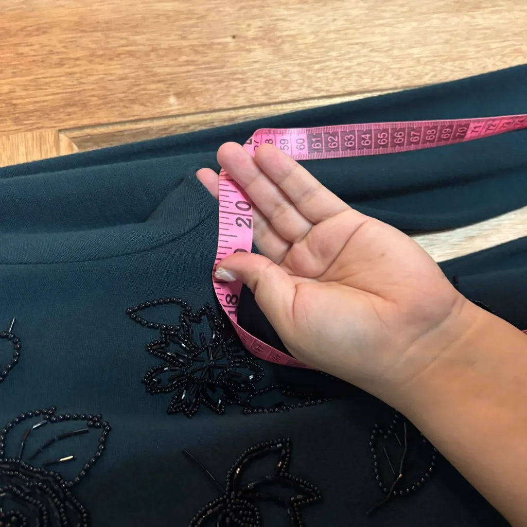 Liz Claiborne women’s green Long Sleeve Sweater Dress size‎ M - Image 6