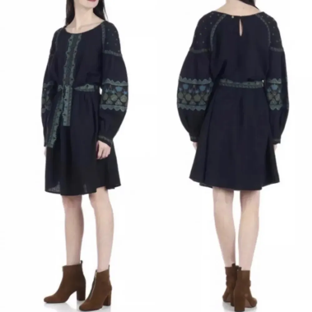 Anthropologie Antik Batik Koti Embroidered Dress - Image 10