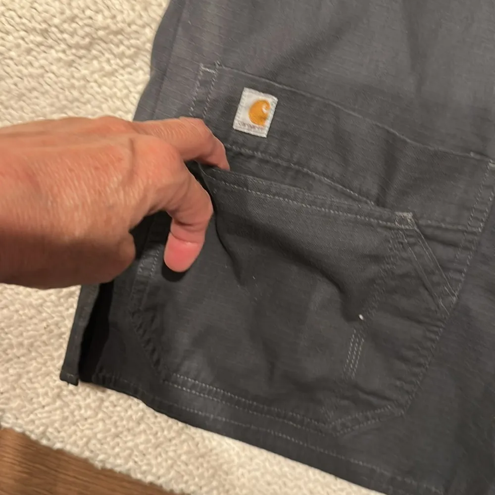 Carhartt  Black Scrub Top Womens Small Gray - Image 3