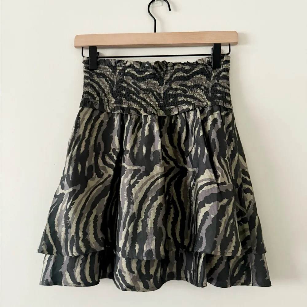 Rails Addison Mini Skirt in Olive Bengal - Size S - Image 3