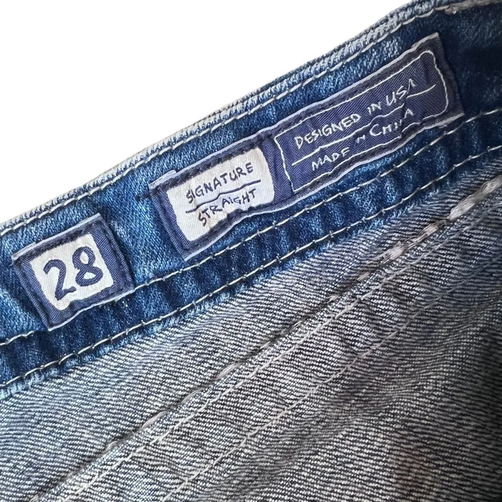 Miss Me Signature Straight Embellished Flap Pocket Jeans - Image 5