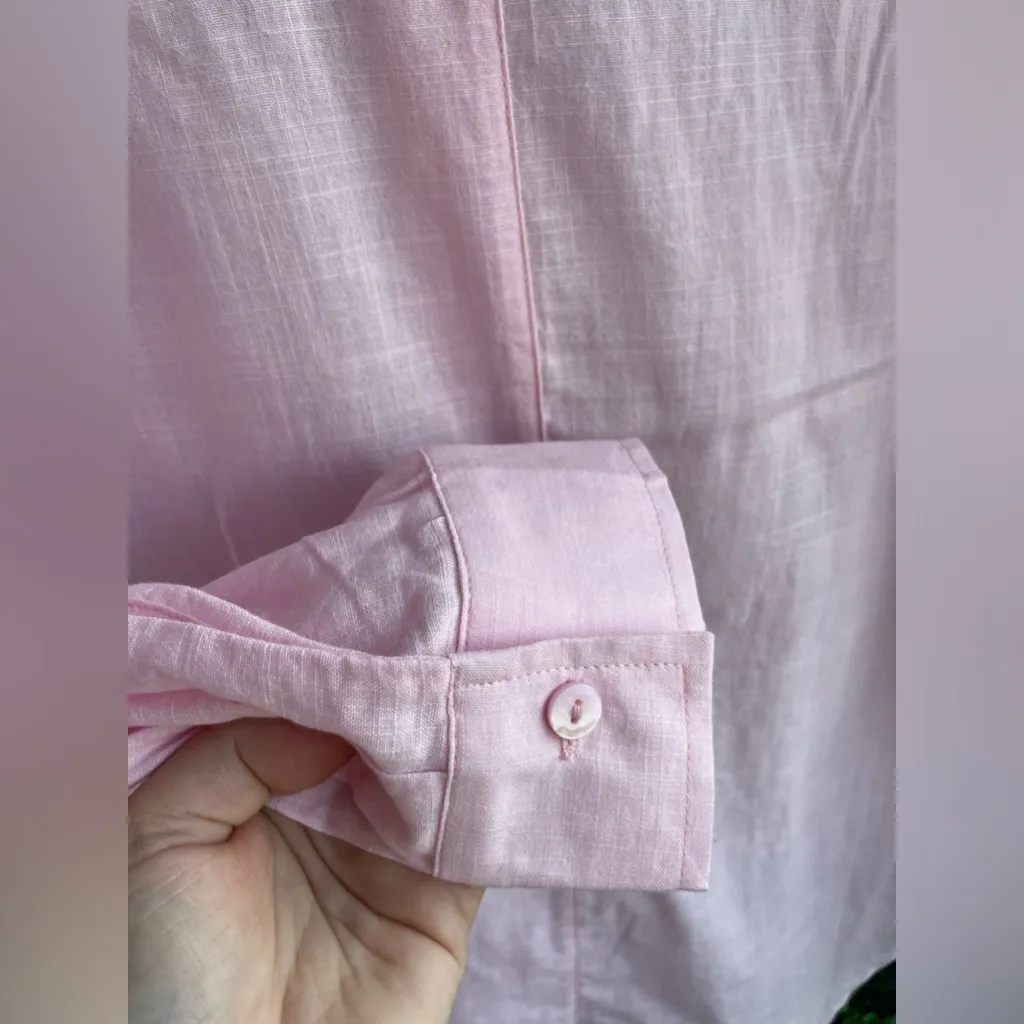 MinkPink Carlo Beach Shirt/Dress In Ice Pink | Women’s Oversized Small - NWT - Image 13