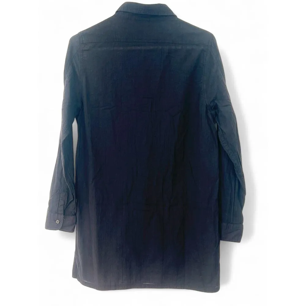 Lauren by Ralph Lauren S 3/4 sleeve button-down shirt Semi Sheer Up Top Women - Image 5