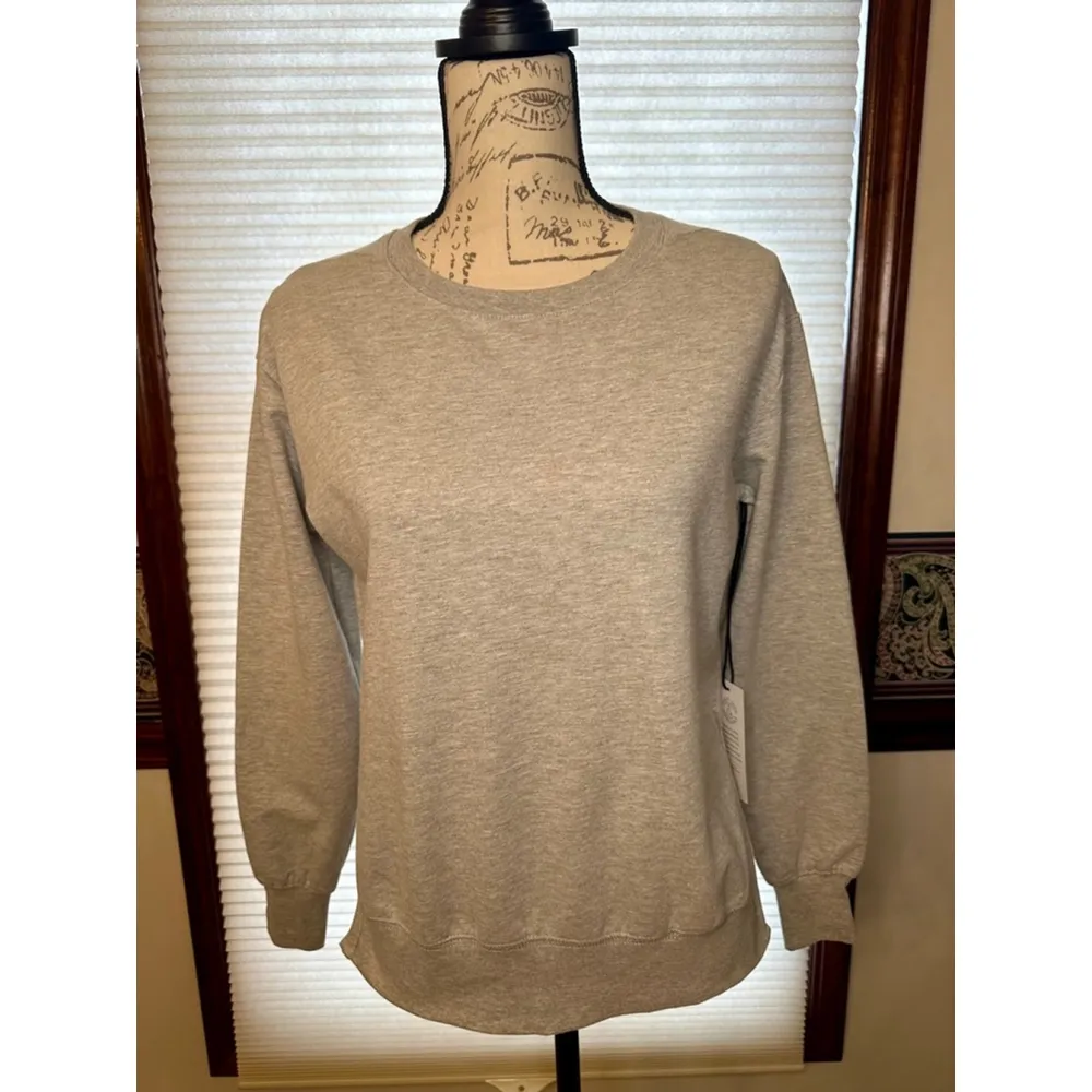 NWT Treasure & Bond XXS (oversized) Gray Lightweight Crewneck Sweater - Image 2
