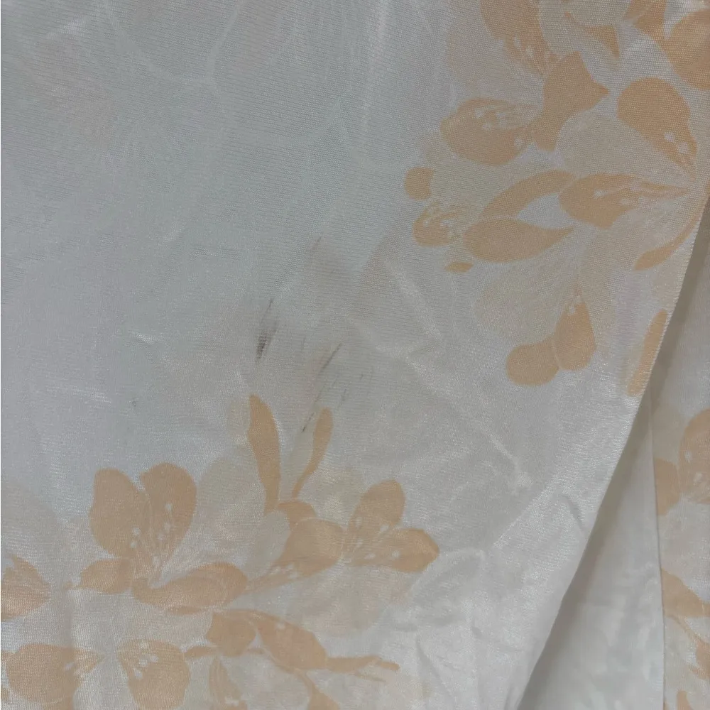 Saks fifth avenue white yellow floral print maxi white Barad 70s  maxi medium - Image 8