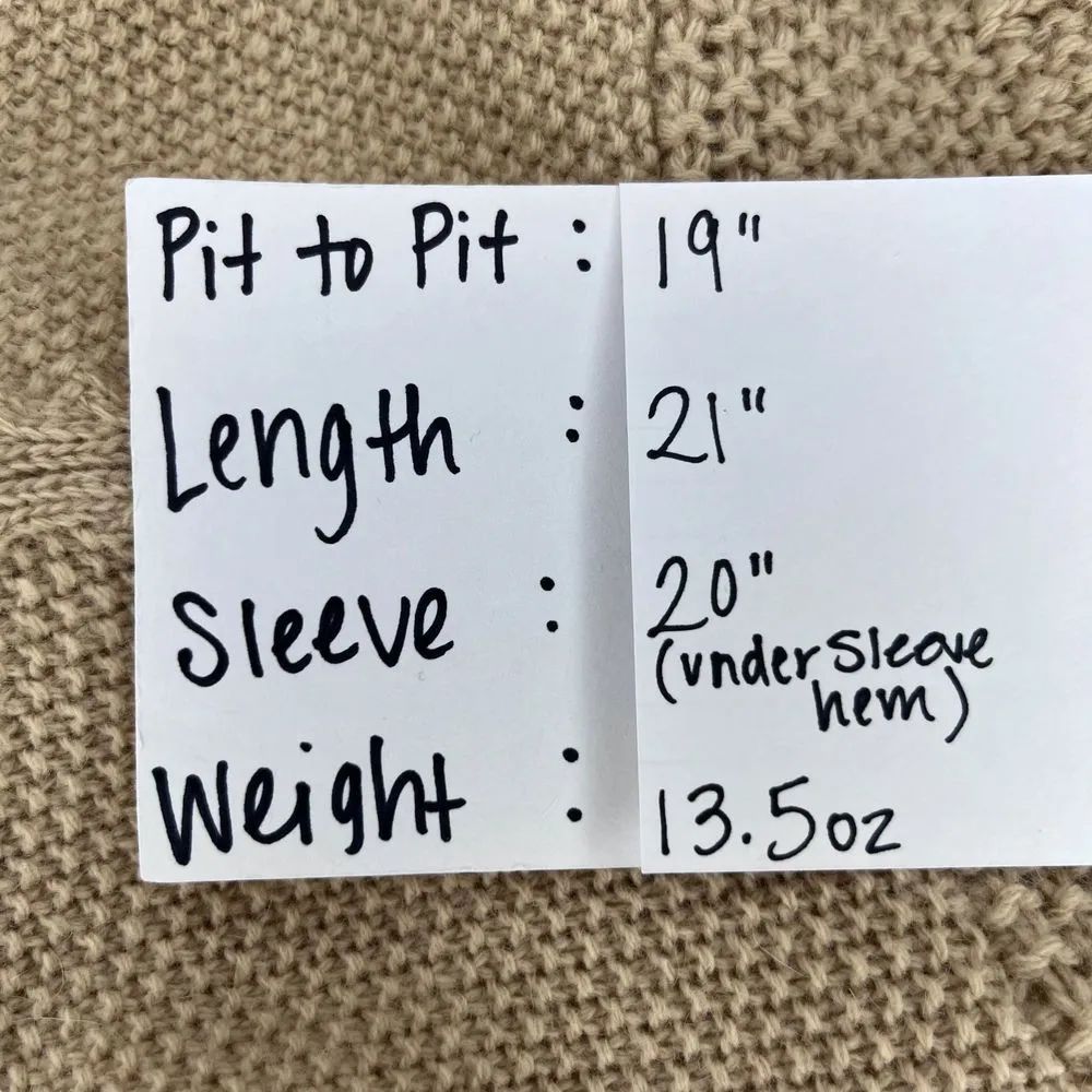 Lauren Ralph Lauren Lambswool Angora Rabbit Hair Cashmere Blend  Knit Sweater M‎ - Image 6