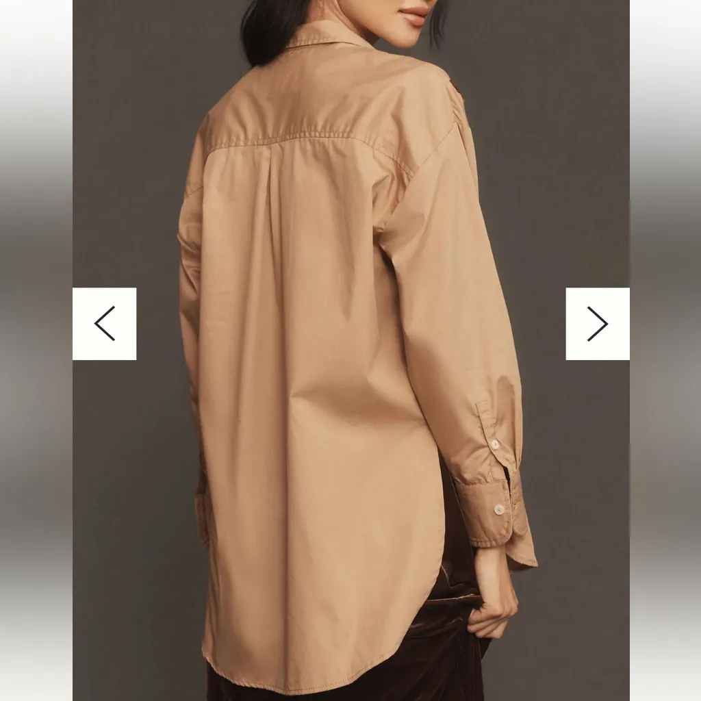 Maeve Bennet Buttondown Sequin Leopard Anthropologie Long Sleeve Anthropologie - Image 8