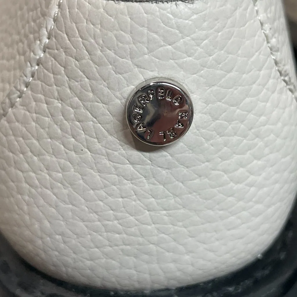 Karl Lagerfeld Paris Gemsy White Leather Loafers Womens Size 7M Preppy Classic - Image 6