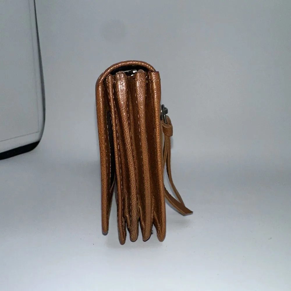 Spikes And Sparrow Genuine Leather Luggage Color Wallet Made In India 3... Brown - Image 2