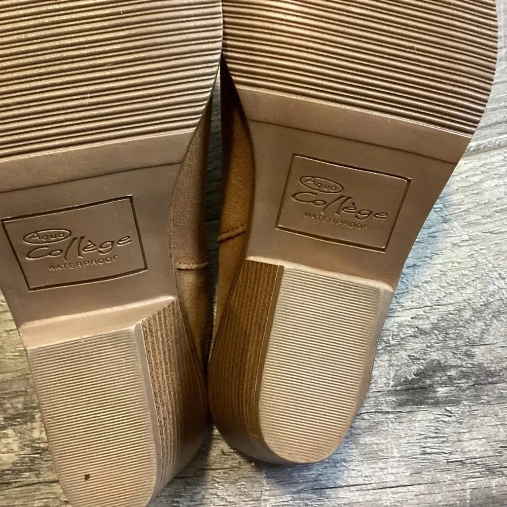 Aqua College Waterproof Mules Size 6M Tan - Image 8