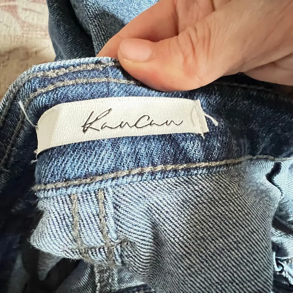 Kancan High rise cargo jeans size 11 Blue - Image 3