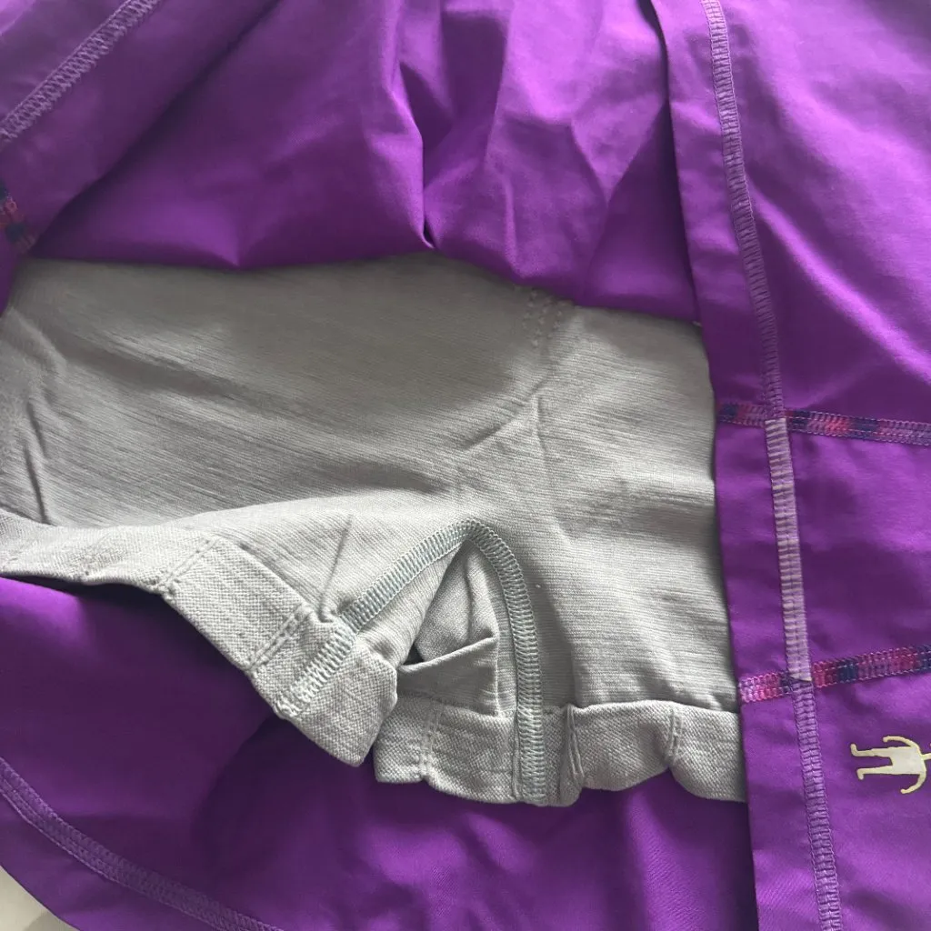 Smartwool  Womens Running Skort Athletic Purple Size Medium - Image 6