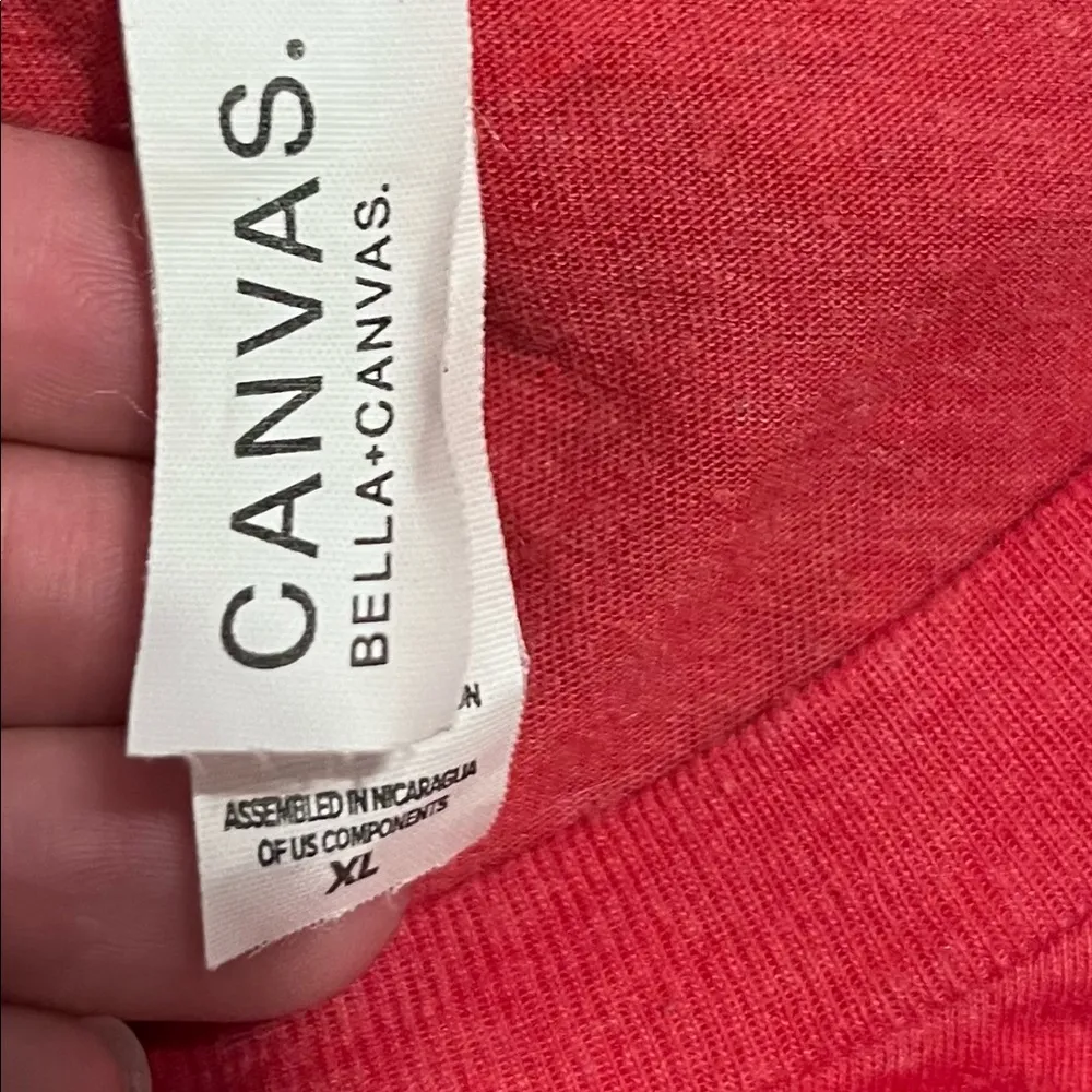 Canvas red let the good times roll T-shirt in xl - Image 4