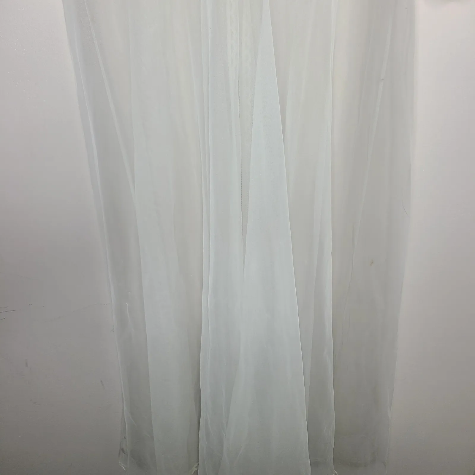 Vintage 80's Victoria's Secret Gold Label Lingerie Robe Lace Floral Sequin - Image 6