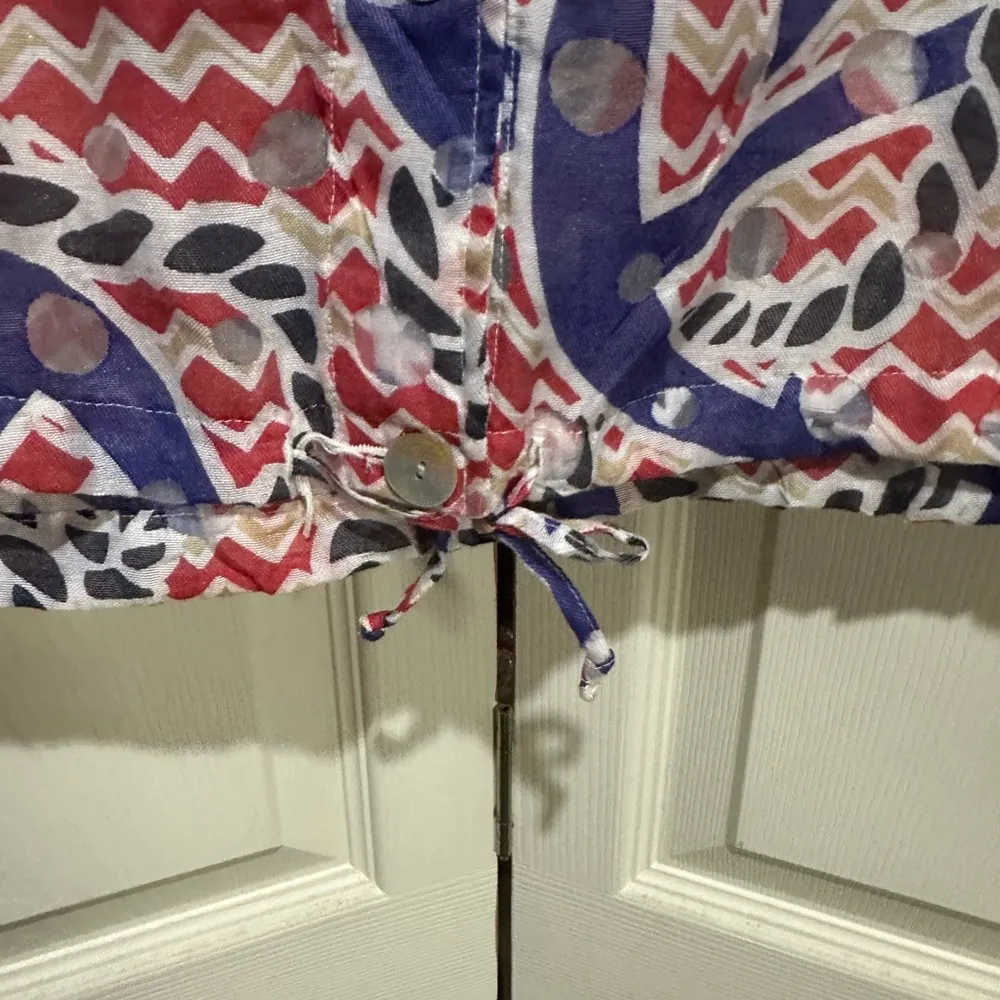 Ruby Rd  colorful button down blouse. Size 10 - Image 5