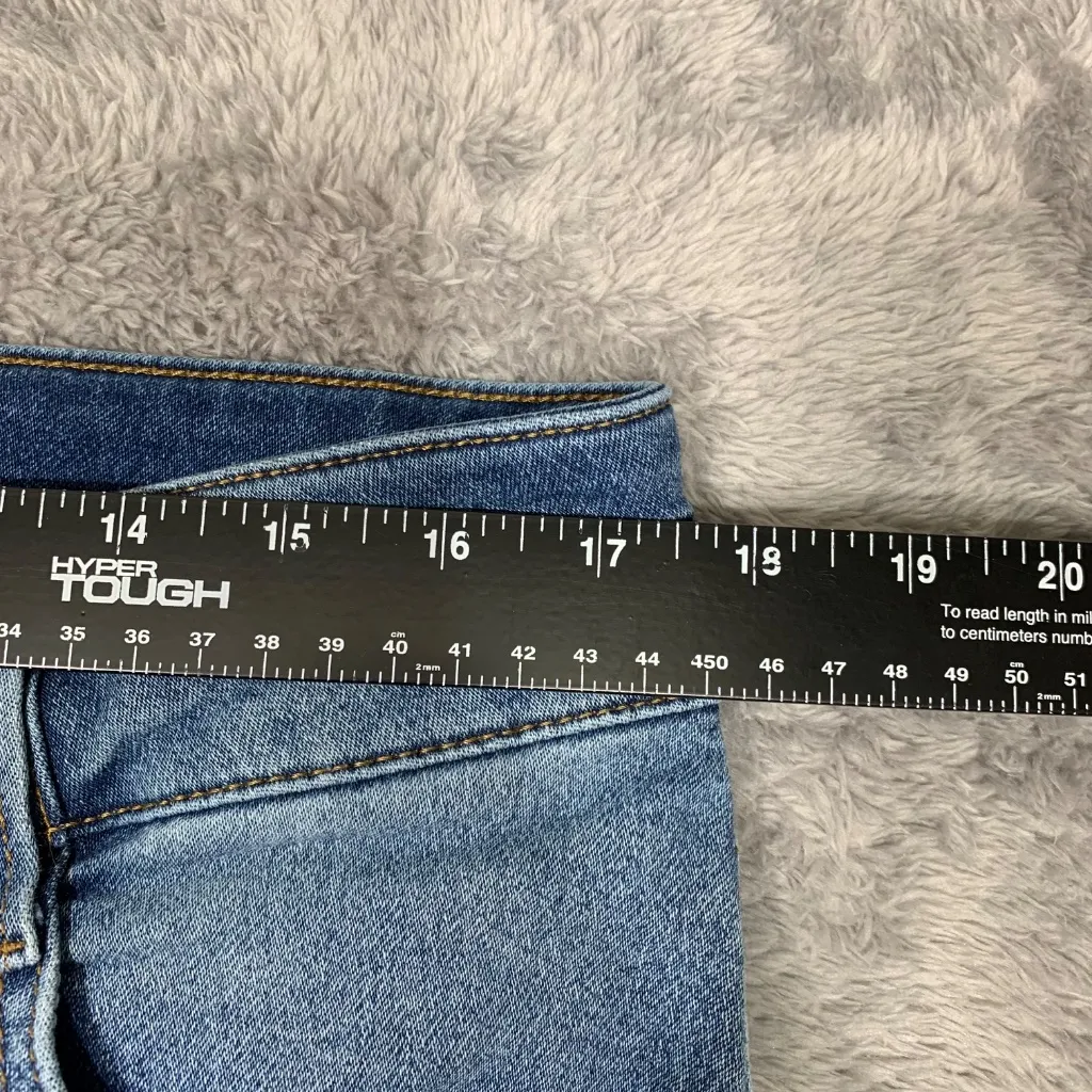 True Craft Women’s 16W Stacked Waist Skinny Jeans Blue Stretch Denim Plus Size - Image 2