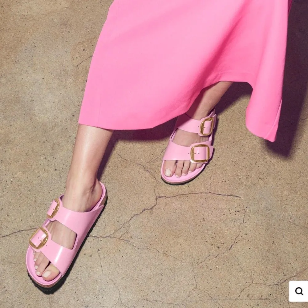 Birkenstock Arizona Big Buckle High Shine Sandals - Image 13