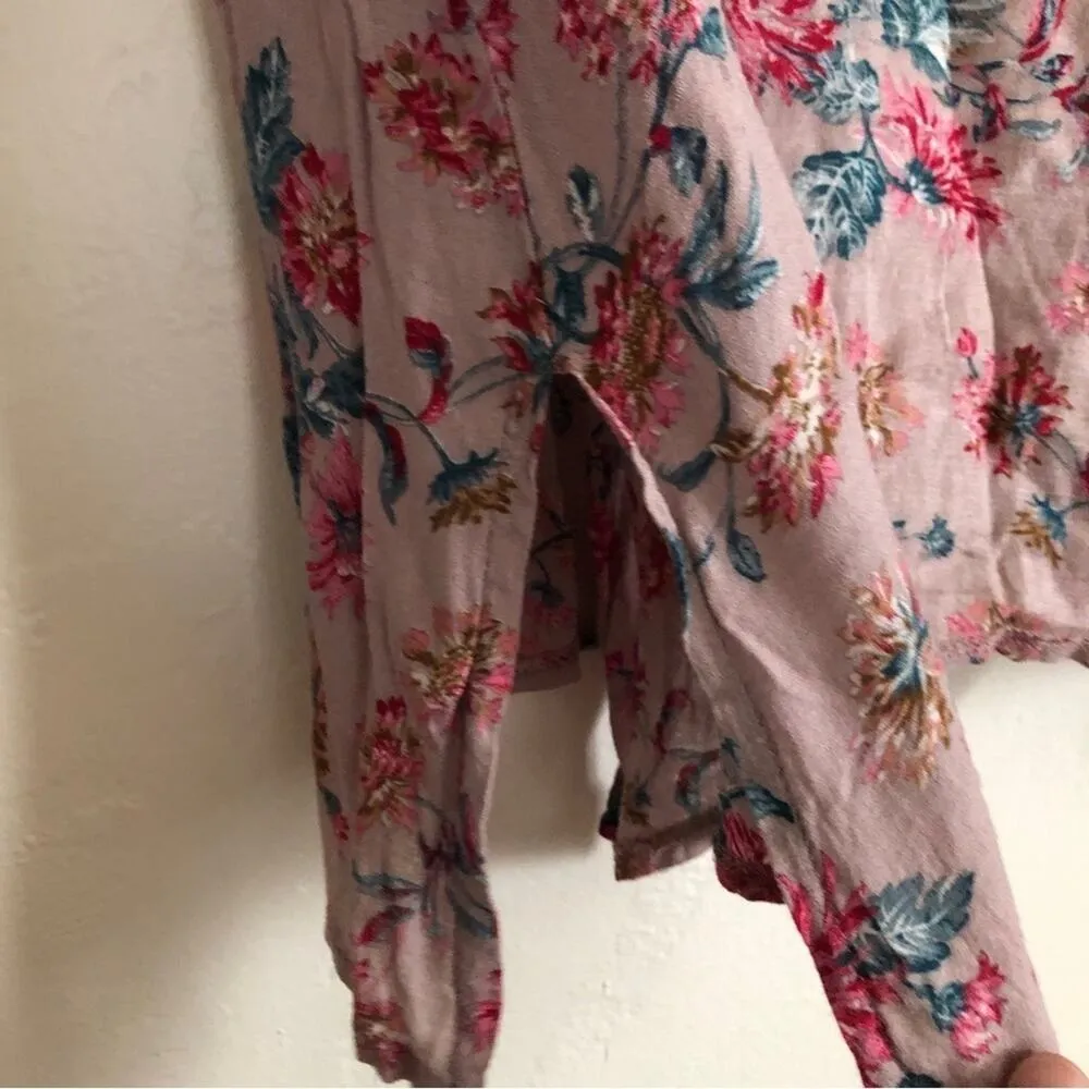 American Eagle Outfitters AEO Don't Ask Why Lightweight Floral Cardigan Sweater - Image 5