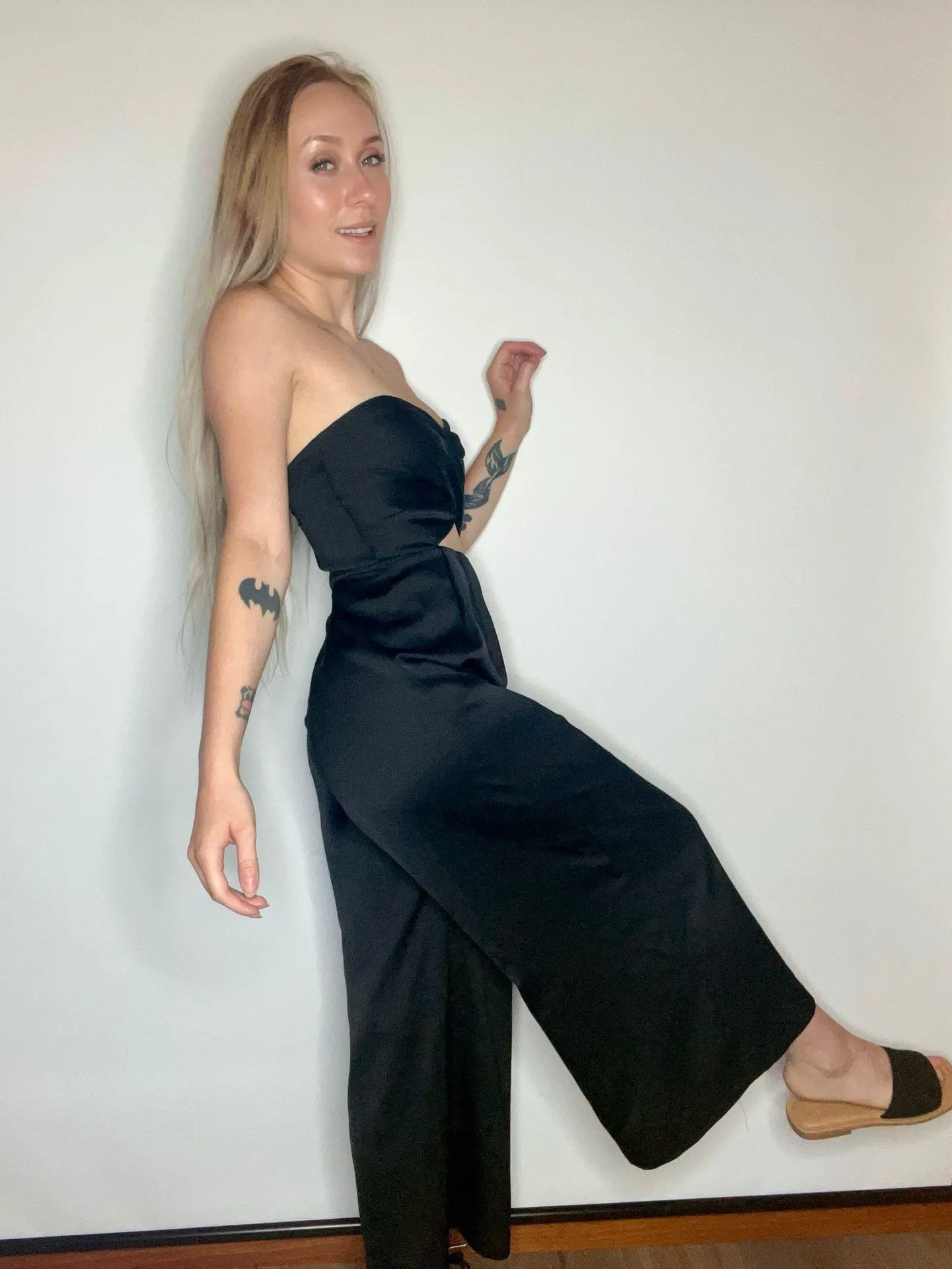 Free People Elegant Black Jumpsuit - Image 4