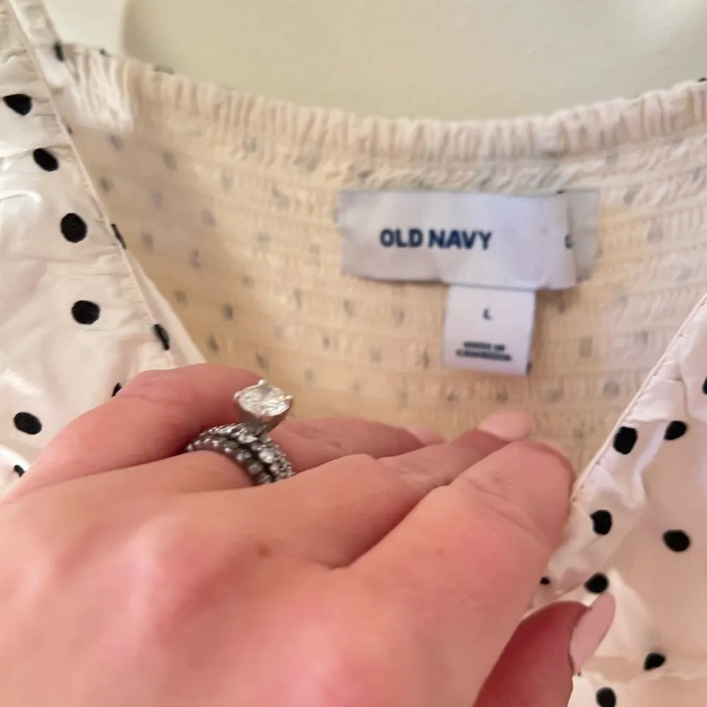 Old Navy Polka Dot Dress size Large - Image 4