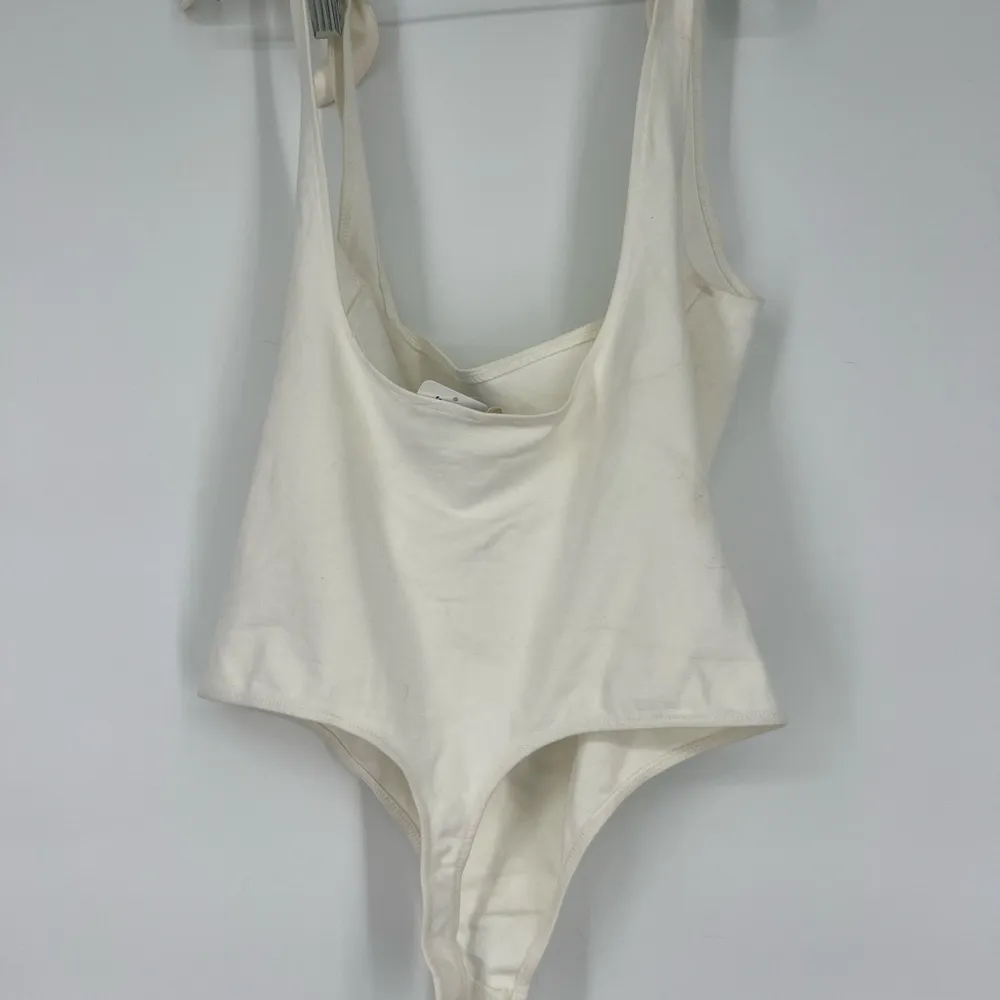 Free people bow ties body suit cream size large NWT - Image 6