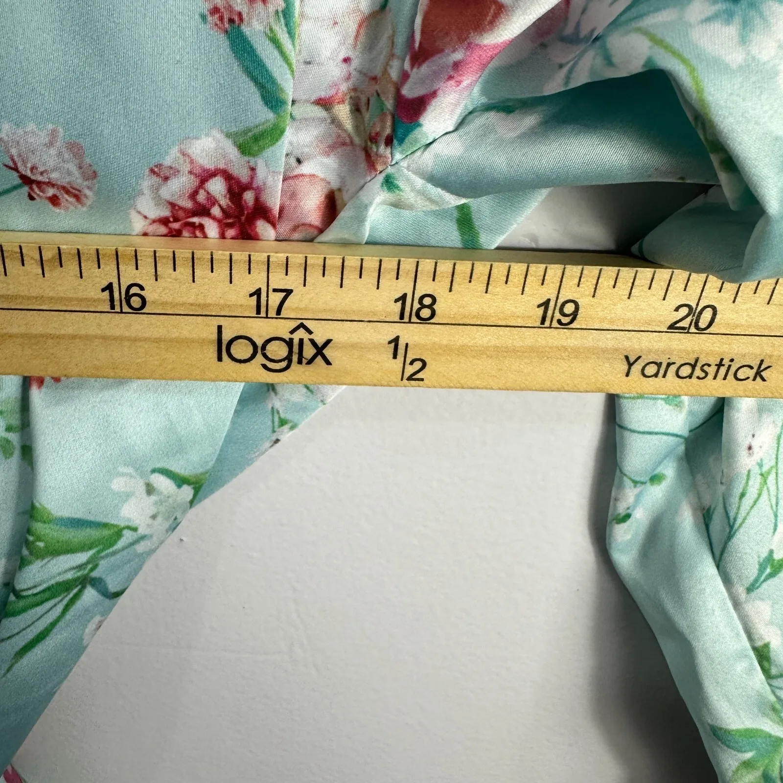 Flora Nikrooz Robe Women XS/S Satin Floral Lounge Wrap Romantic‎ Coquette Fairy - Image 5