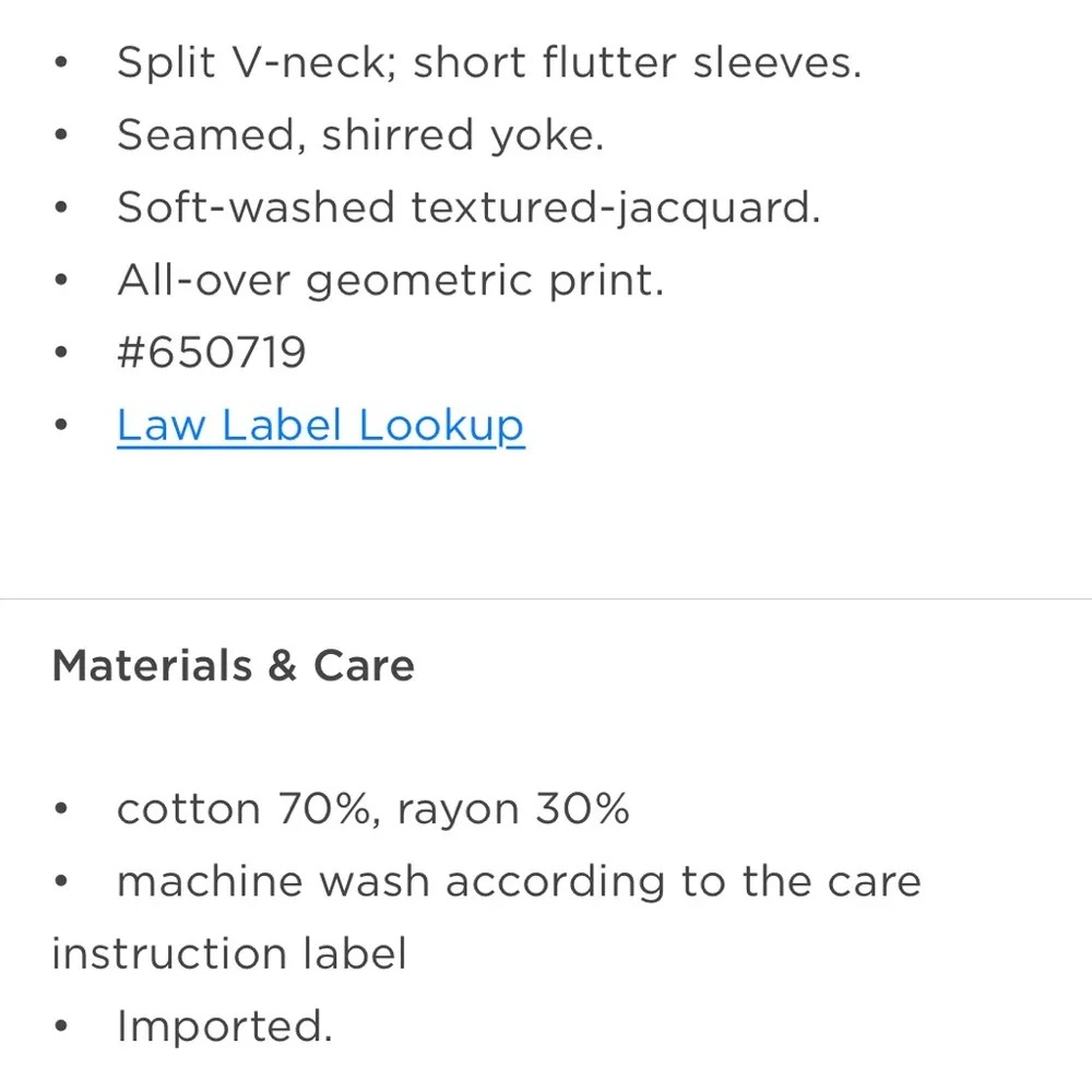 NEW! Old Navy Short Sleeve Jacquard Geometric Print Blouse S Pink Orange Ivory - Image 12