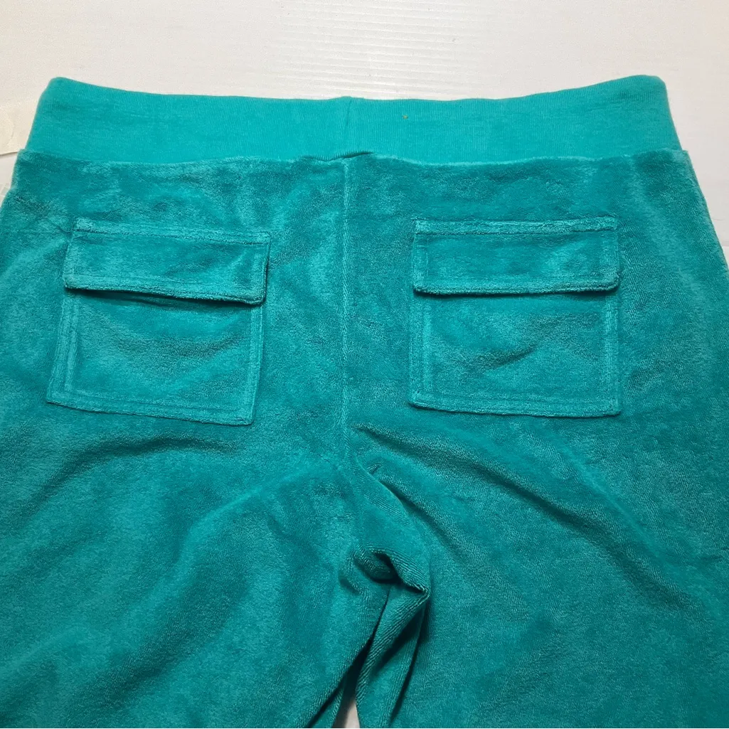 Old Navy Aqua Lounge Track Pants Women Sz S Sweatpant Jogger Terry Cloth Y2K NWT - Image 8