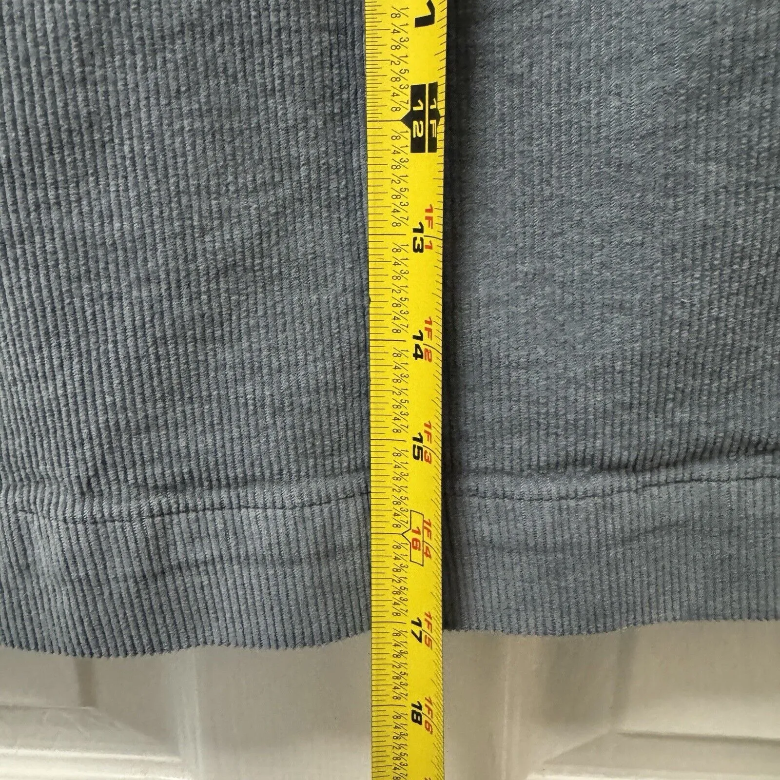 Urban‎ Outfitters Women’s Gray Corduroy Skirt Moto Medium Mini - Image 5