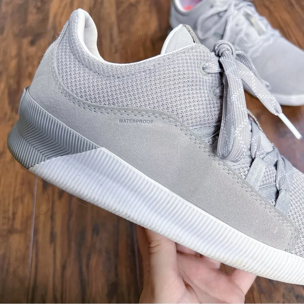 SOREL • Out 'N About III Plus Lace Sneaker waterproof suede leather Dove taupe - Image 8