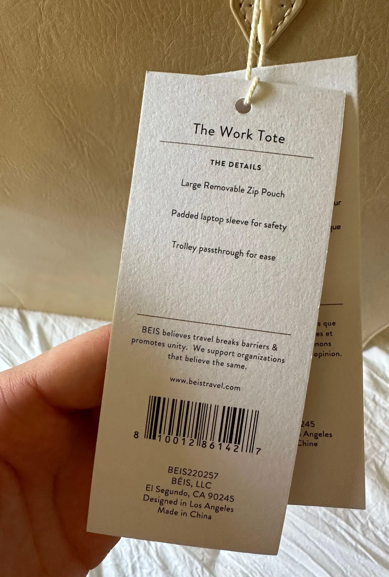 BEIS Large Work Tote - Image 4