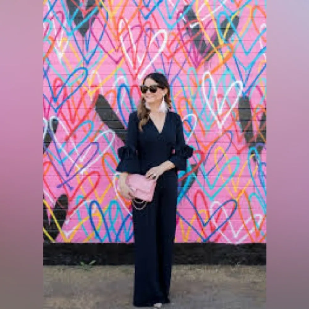 Donna Morgan black jumpsuit NWOT - Image 3