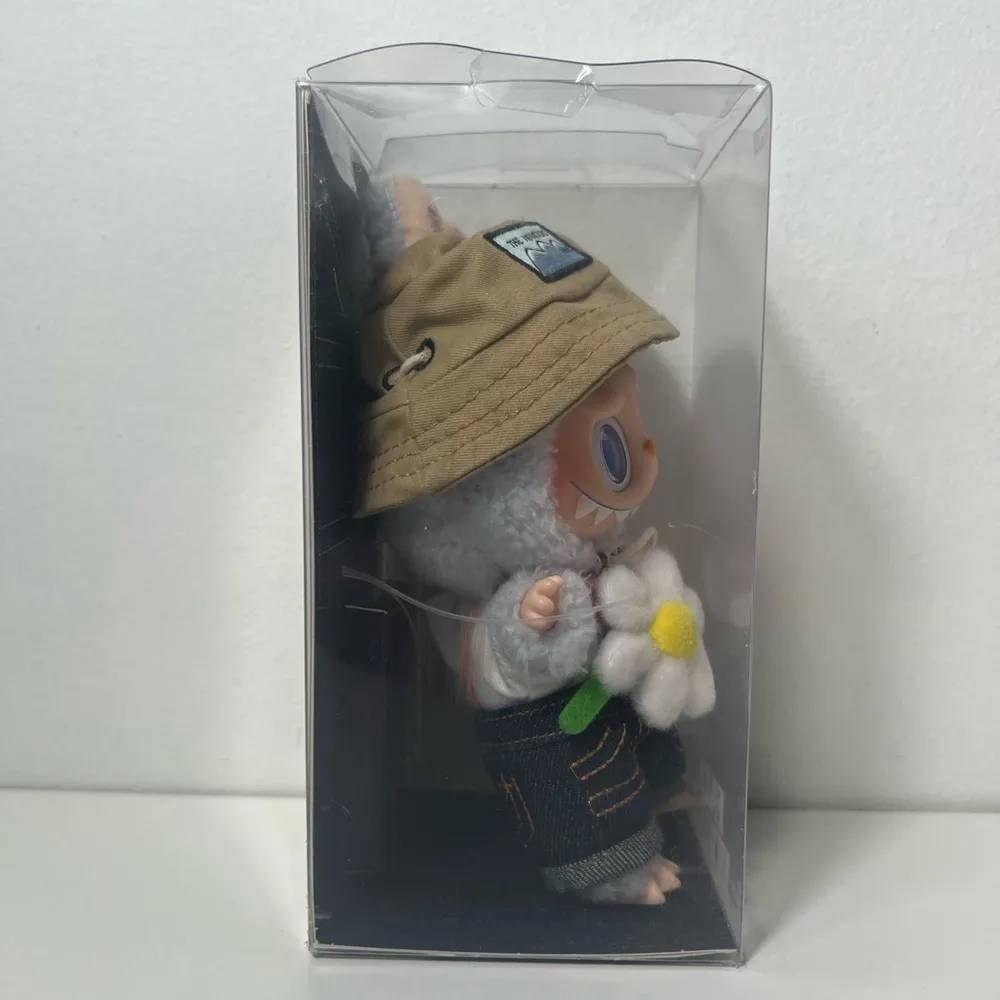 Pop Mart The Monsters Fall In Wild Labubu Vinyl Doll Pendant Keychain White - Image 7