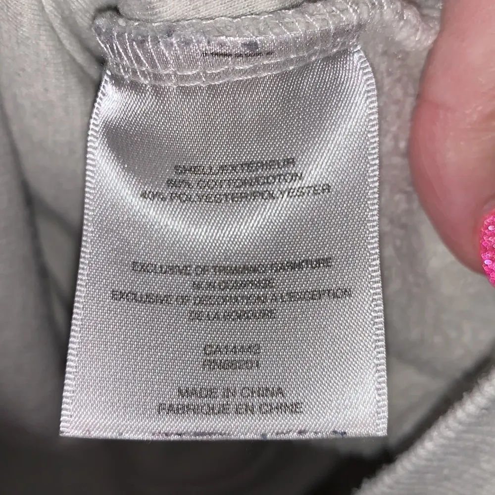 MPG light grey quilted athletic pullover sweatshirt Gray Size M - Image 7