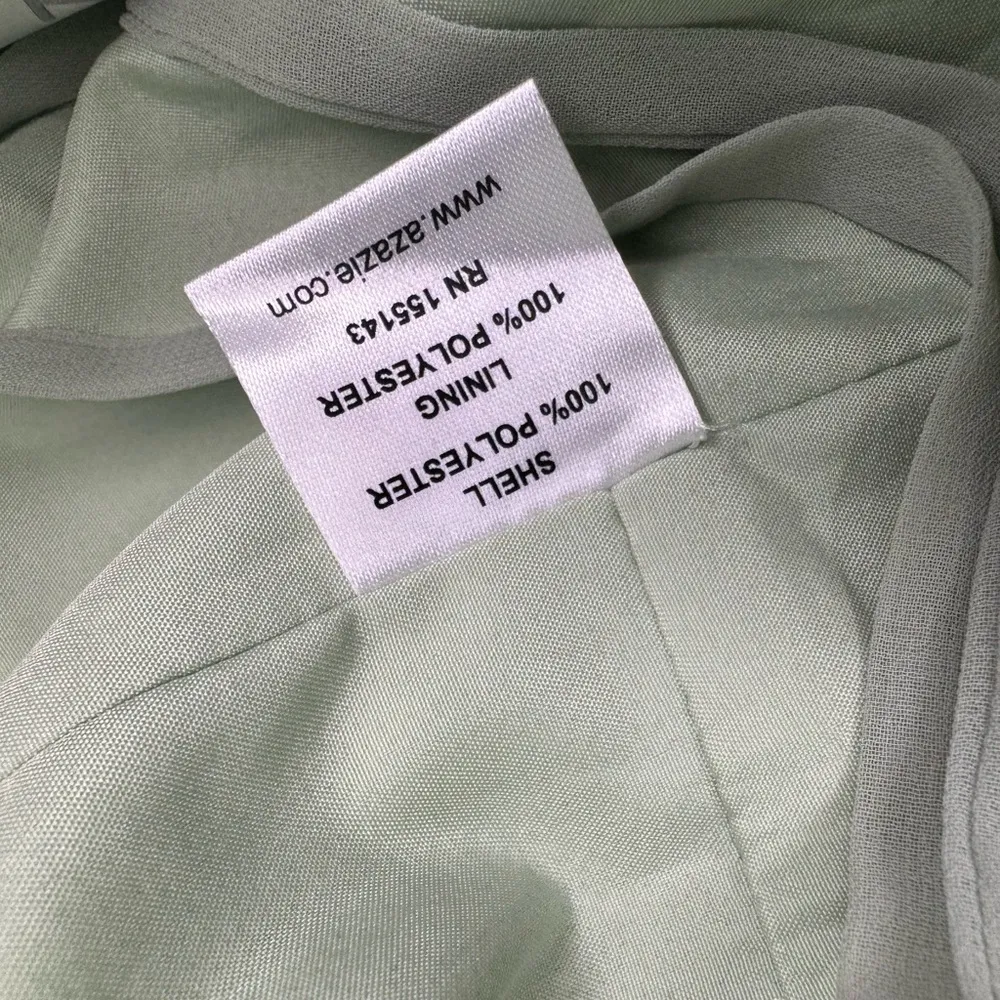 AZAZIE BECCA Agave Sheath V-Neck Chiffon Dress.  B4 - Image 15