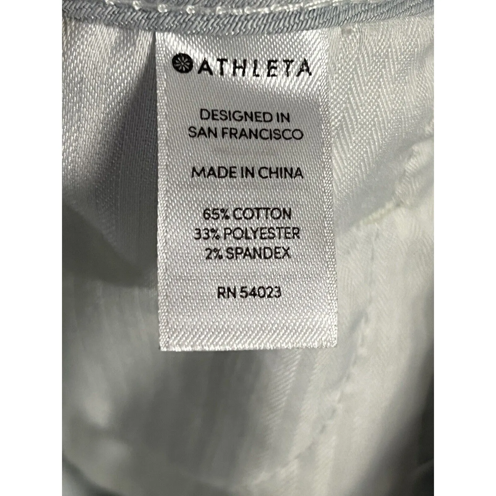 Athleta Jeans Women 8‎ Sculptek Low Rise Light Wash Denim Fringe Raw Hem - Image 8