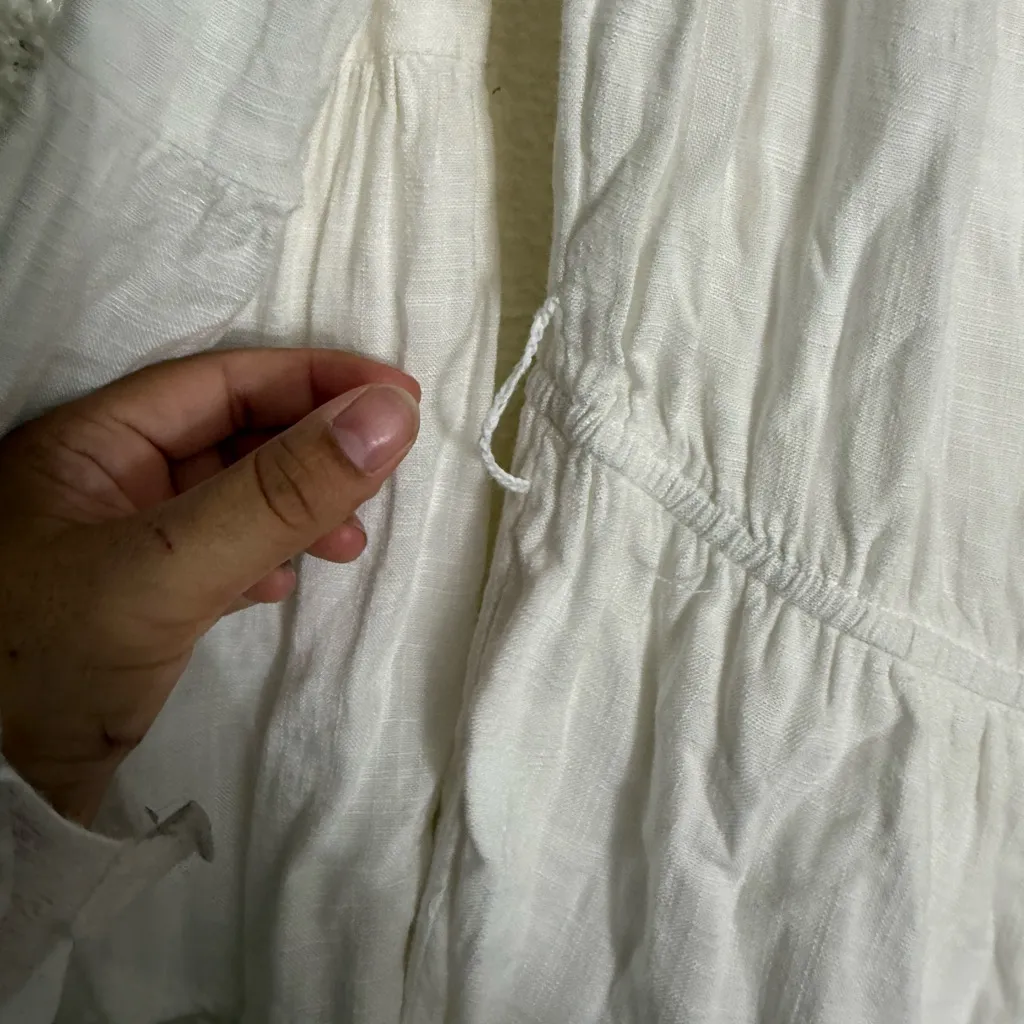 L*Space Miranda Off-Shoulder White Romper size small - Image 8