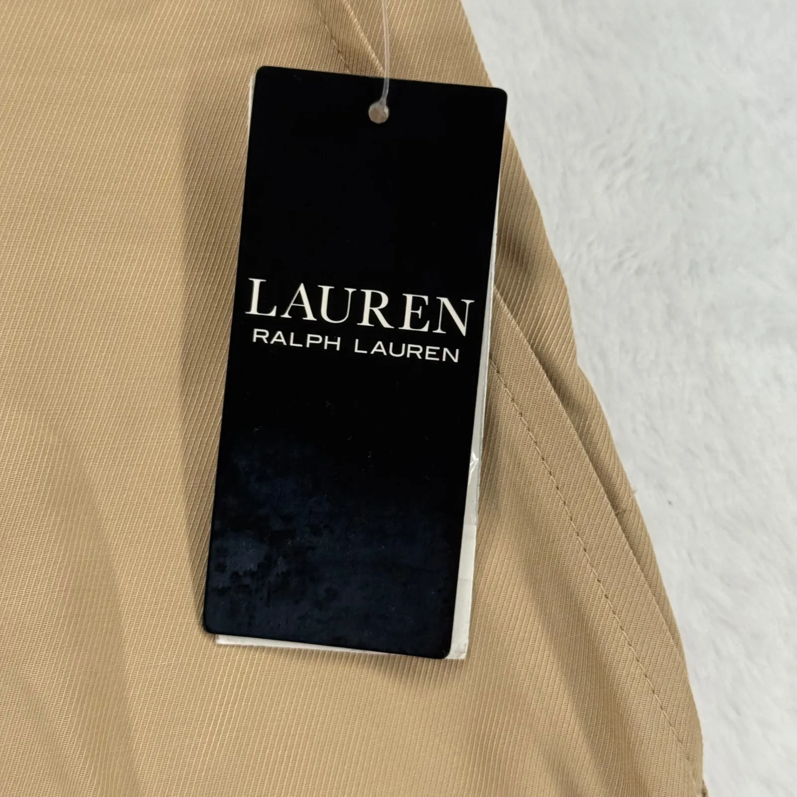 Lauren Ralph Lauren Tan Wide Leg Pleated Dress Pants Womens Size 6‎ - Image 8