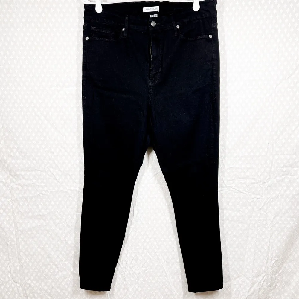 Good American Black Good Legs High Rise Skinny‎ Jeans - Image 2