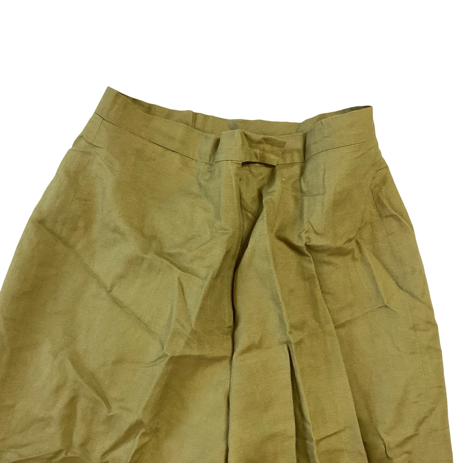 Larry Levine Linen Blend Ankle Pants - Image 2