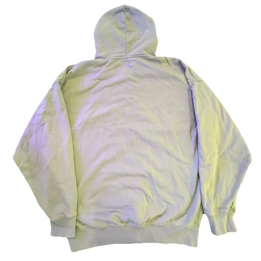 John Galt Brandy Melville Light Gray Christy Full Zip Hoodie one size oversized - Image 4