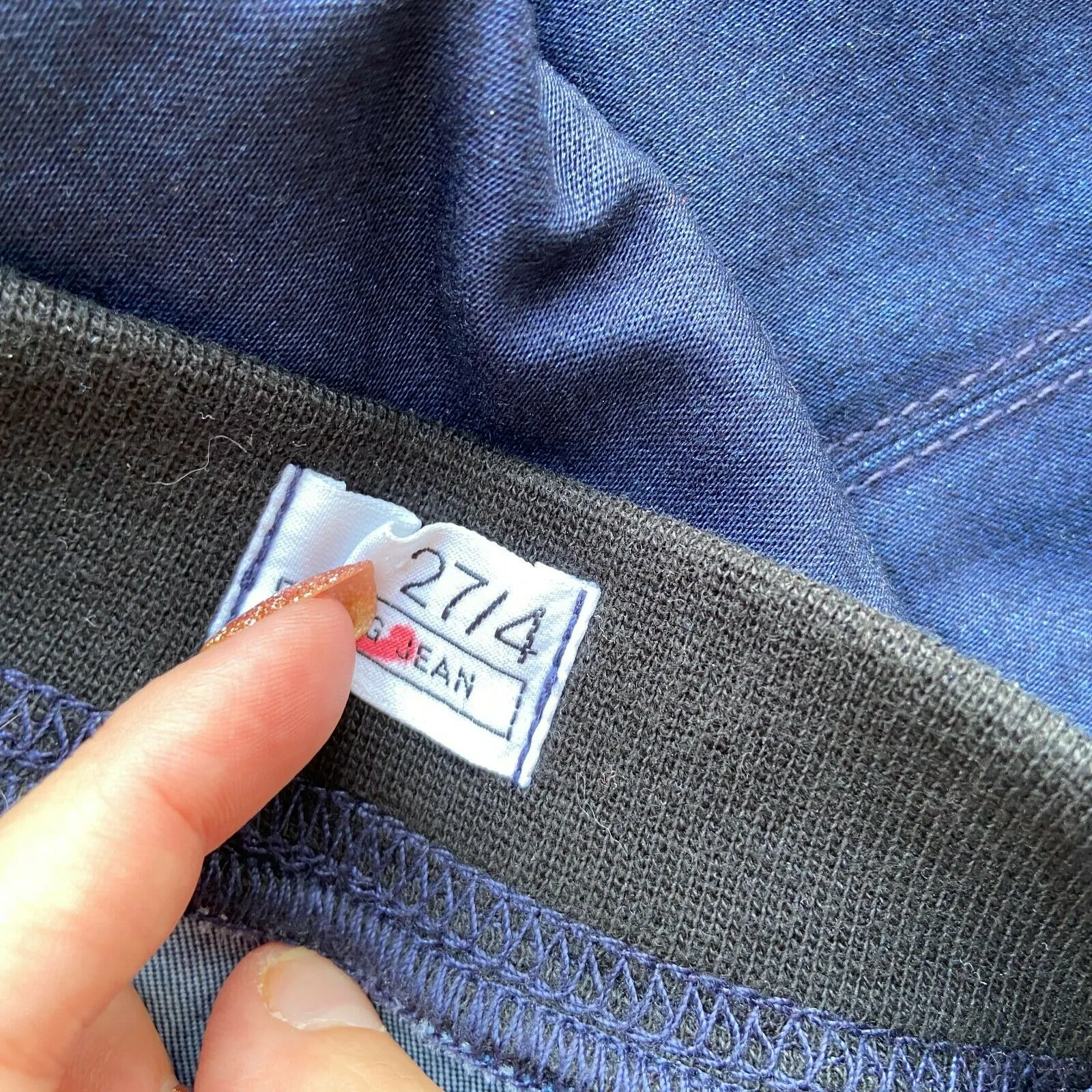 Gap Womens Jeans Size 27 4‎ Legging Ankle Zippers Dark Blue Skinny Pull On NEW - Image 5